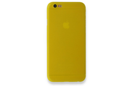 Newface iPhone 6 Kılıf PP Ultra İnce Kapak - Sarı