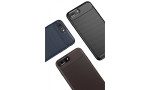 Newface iPhone 7 Plus Kılıf Focus Karbon Silikon - Lacivert