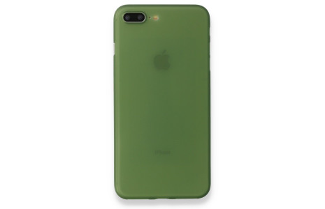 Newface iPhone 7 Plus Kılıf PP Ultra İnce Kapak - Yeşil