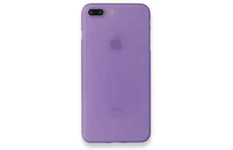 Newface iPhone 7 Plus Kılıf PP Ultra İnce Kapak - Mor