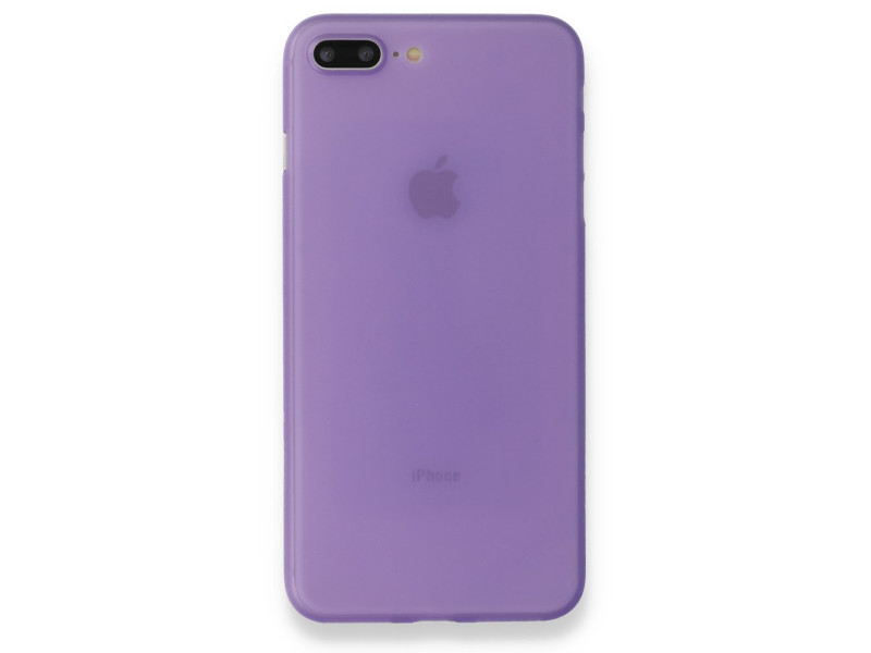 Newface iPhone 7 Plus Kılıf PP Ultra İnce Kapak - Mor