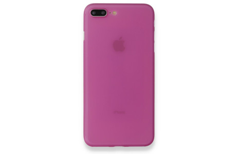 Newface iPhone 7 Plus Kılıf PP Ultra İnce Kapak - Pembe