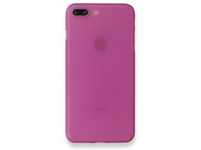 Newface iPhone 7 Plus Kılıf PP Ultra İnce Kapak - Pembe