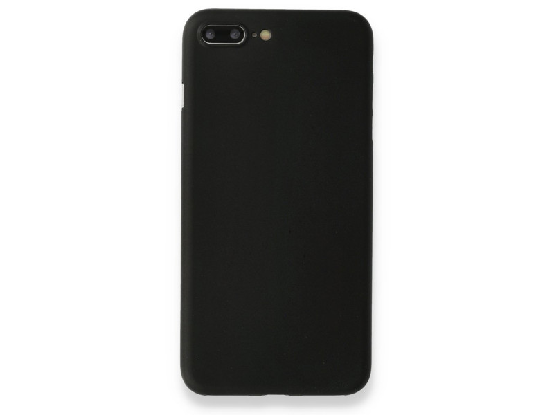Newface iPhone 7 Plus Kılıf PP Ultra İnce Kapak - Siyah