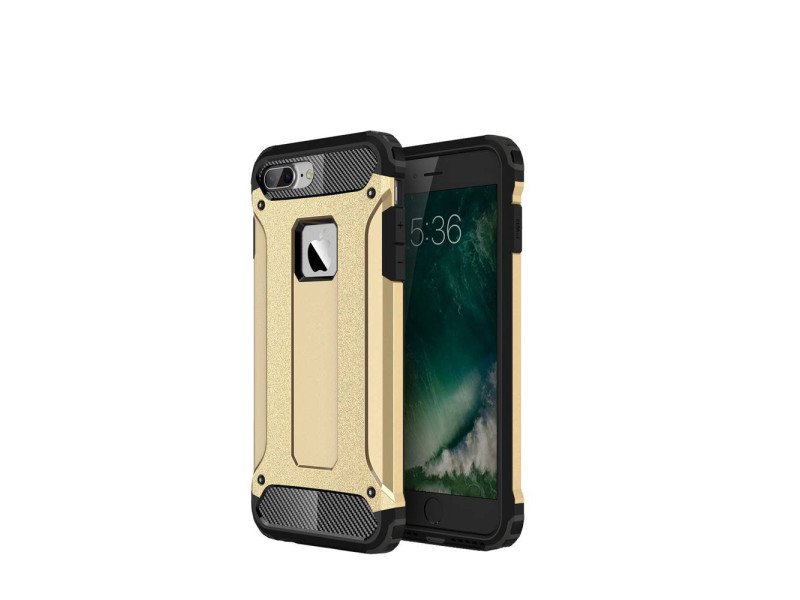 Newface iPhone 7 Plus Kılıf Tank Silikon Kapak - Gold