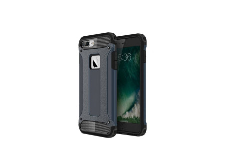 Newface iPhone 7 Plus Kılıf Tank Silikon Kapak - Lacivert