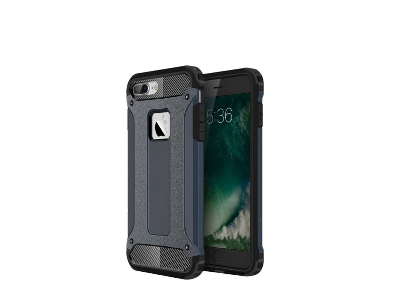 Newface iPhone 7 Plus Kılıf Tank Silikon Kapak - Lacivert
