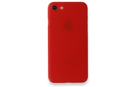 Newface iPhone 7 Kılıf PP Ultra İnce Kapak - Kırmızı