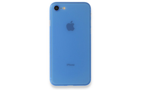 Newface iPhone 7 Kılıf PP Ultra İnce Kapak - Mavi