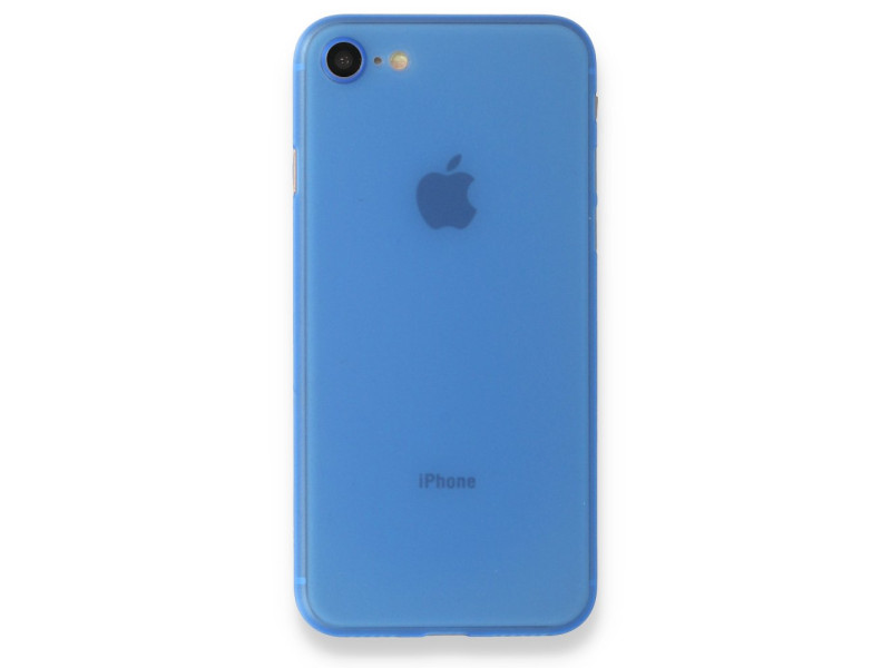 Newface iPhone 7 Kılıf PP Ultra İnce Kapak - Mavi