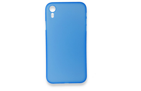 Newface iPhone XR Kılıf PP Ultra İnce Kapak - Mavi