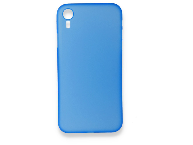 Newface iPhone XR Kılıf PP Ultra İnce Kapak - Mavi