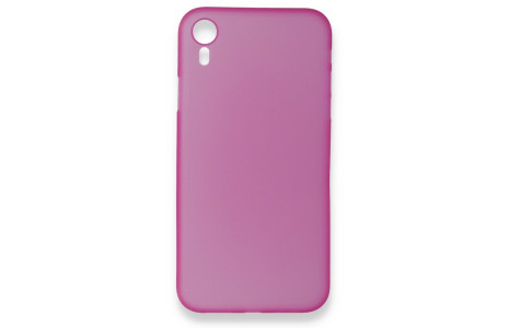 Newface iPhone XR Kılıf PP Ultra İnce Kapak - Pembe