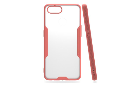 Newface Oppo A12 Kılıf Platin Silikon - Pembe