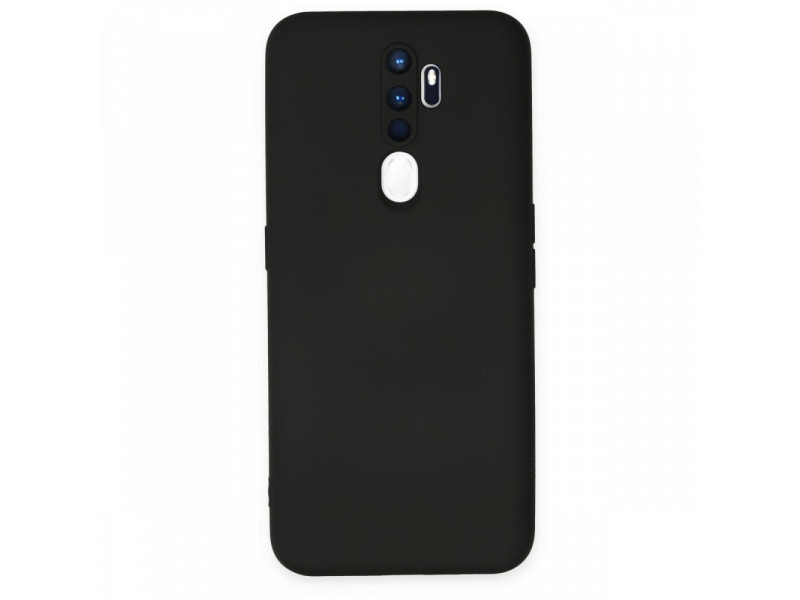Newface Oppo A5 2020 Kılıf Nano içi Kadife Silikon - Siyah