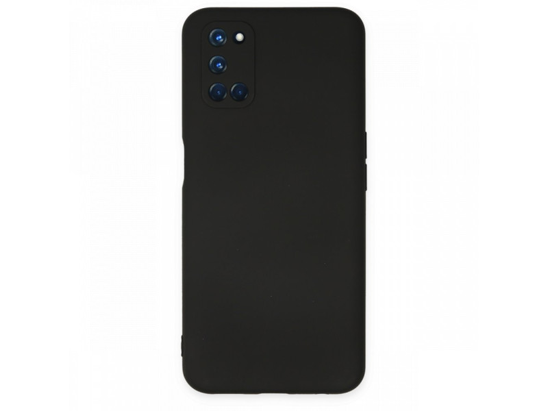 Newface Oppo A52 Kılıf Nano içi Kadife Silikon - Siyah