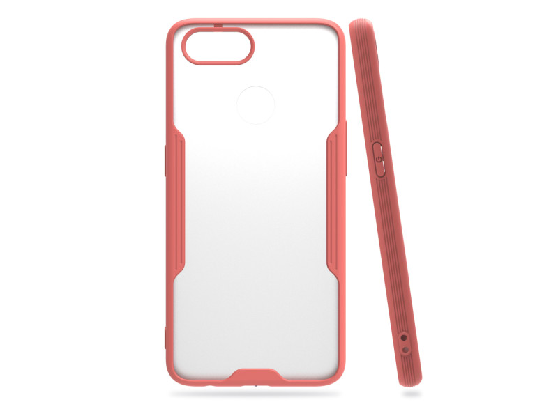 Newface Oppo A5S Kılıf Platin Silikon - Pembe