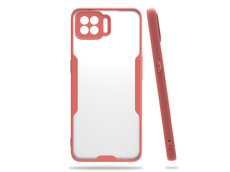 Newface Oppo A73 Kılıf Platin Silikon - Pembe