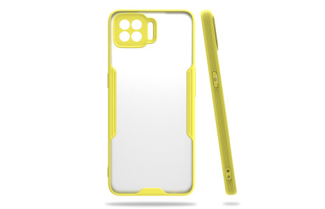 Newface Oppo A73 Kılıf Platin Silikon - Sarı