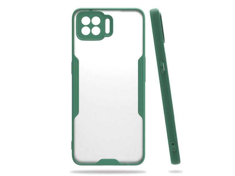 Newface Oppo A73 Kılıf Platin Silikon - Yeşil
