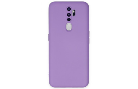 Newface Oppo A9 2020 Kılıf Nano içi Kadife Silikon - Lila