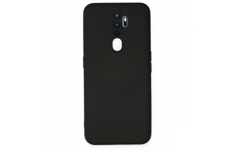 Newface Oppo A9 2020 Kılıf Nano içi Kadife Silikon - Siyah