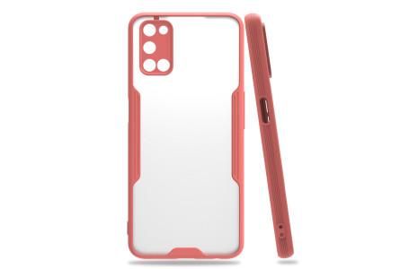 Newface Oppo A92 Kılıf Platin Silikon - Pembe