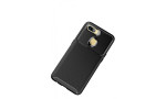 Newface Oppo AX7 Kılıf Focus Karbon Silikon - Siyah