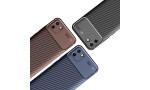 Newface Realme C11 Kılıf Focus Karbon Silikon - Siyah