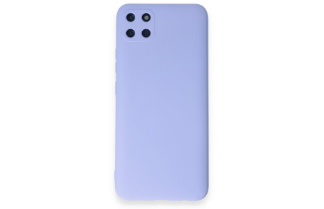 Newface Realme C11 Kılıf Nano içi Kadife Silikon - Lila