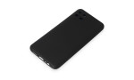 Newface Realme C11 Kılıf Nano içi Kadife Silikon - Siyah