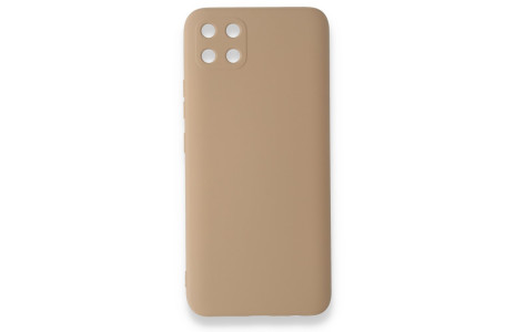 Newface Realme C11 Kılıf Nano içi Kadife Silikon - Bej