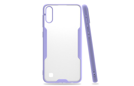 Newface Samsung Galaxy A10 Kılıf Platin Silikon - Lila