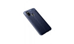 Newface Samsung Galaxy A21S Kılıf Focus Derili Silikon - Lacivert