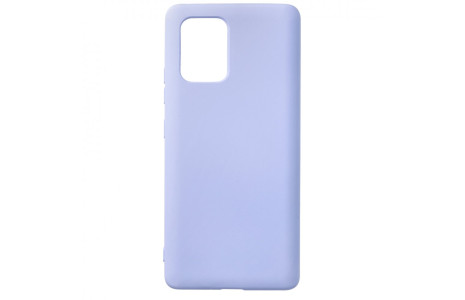 Newface Samsung Galaxy A91 / S10 Lite Kılıf Nano içi Kadife Silikon - Lila