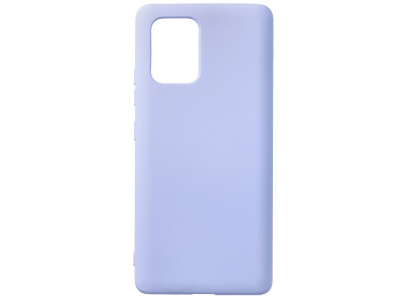 Newface Samsung Galaxy A91 / S10 Lite Kılıf Nano içi Kadife Silikon - Lila