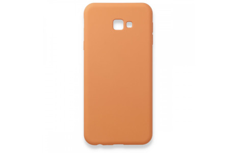 Newface Samsung Galaxy J4 Plus Kılıf Nano içi Kadife Silikon - Turuncu