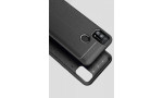 Newface Samsung Galaxy M31 Kılıf Focus Derili Silikon - Siyah