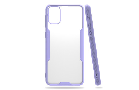 Newface Samsung Galaxy M31 Kılıf Platin Silikon - Lila