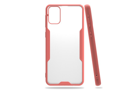 Newface Samsung Galaxy M31 Kılıf Platin Silikon - Pembe