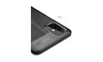 Newface Samsung Galaxy M31S Kılıf Focus Derili Silikon - Siyah