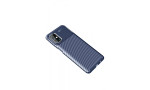 Newface Samsung Galaxy M31S Kılıf Focus Karbon Silikon - Lacivert