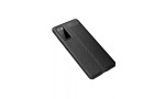 Newface Samsung Galaxy S20 FE Kılıf Focus Derili Silikon - Siyah