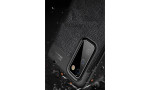 Newface Samsung Galaxy S20 FE Kılıf Focus Derili Silikon - Siyah