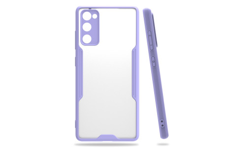 Newface Samsung Galaxy S20 FE Kılıf Platin Silikon - Lila