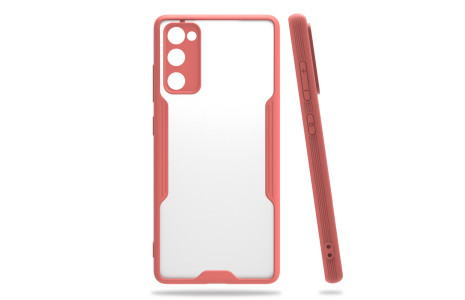 Newface Samsung Galaxy S20 FE Kılıf Platin Silikon - Pembe