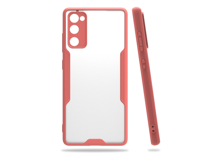 Newface Samsung Galaxy S20 FE Kılıf Platin Silikon - Pembe