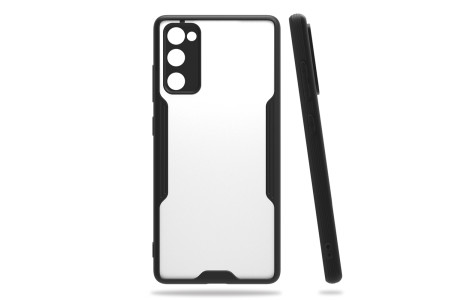 Newface Samsung Galaxy S20 FE Kılıf Platin Silikon - Siyah