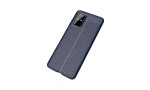 Newface Samsung Galaxy S20 Plus Kılıf Focus Derili Silikon - Lacivert