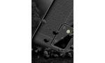 Newface Samsung Galaxy S20 Ultra Kılıf Focus Derili Silikon - Siyah
